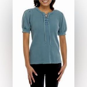 American Rag Women’s Lace Up Shirt